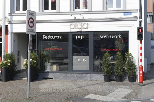 Das Restaurant Piya in der Eupener Gospertstraße, an der Ecke zur Hookstraße Foto: David Hagemann