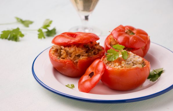 Gefüllte Tomaten nach griechischer Art