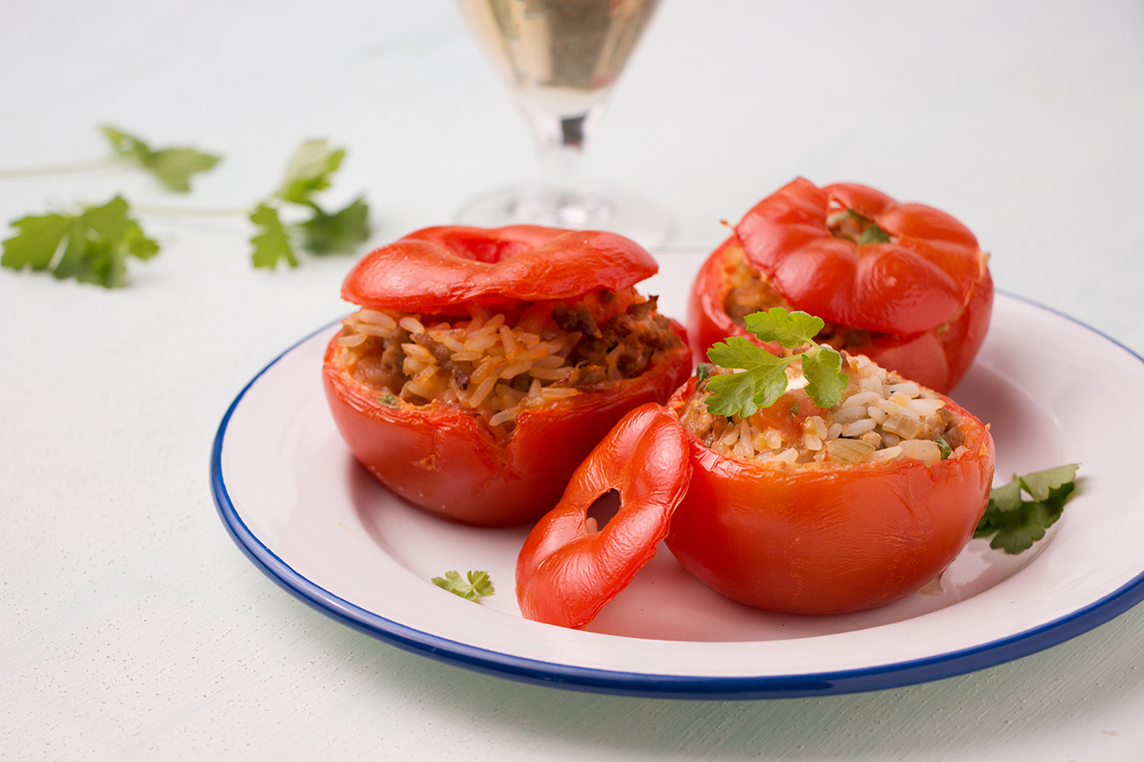 Gefüllte Tomaten nach griechischer Art – Apéro