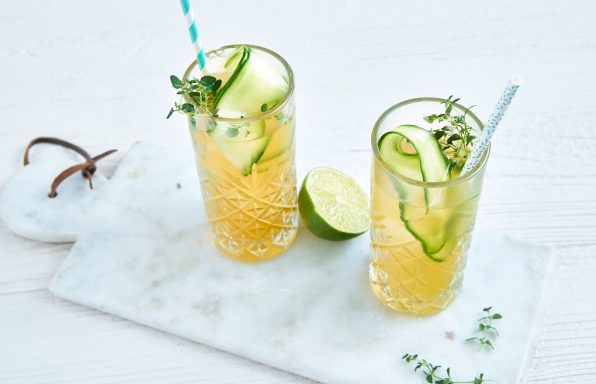 Alkoholfreier Gurken-Cocktail
